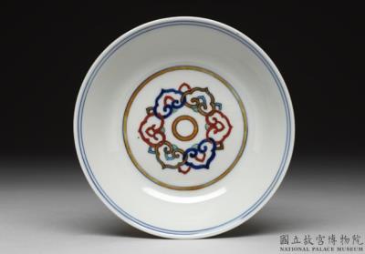 图片[2]-Dish with formal ju-i design inside and ling-chih fungus sprigs outside, Chia-ching reign (1522-1566), Ming dynasty-China Archive